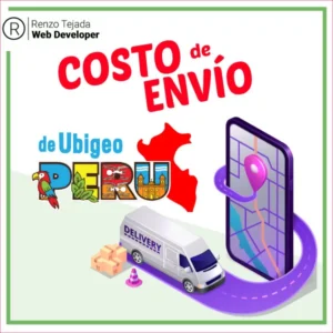 Costo de envío de ubigeo de Perú para Woocommerce