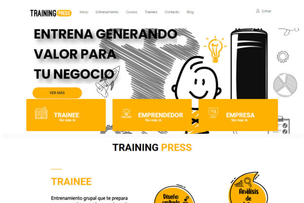 portafolio trainingpress