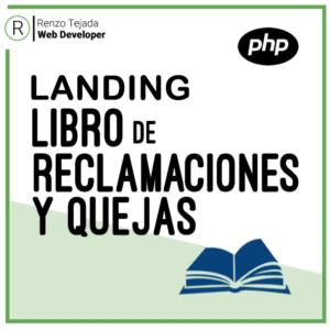 Landing de Libro de Reclamaciones y Quejas