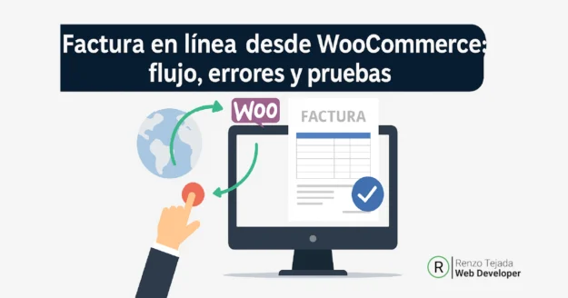 Factura en línea desde WooCommerce flujo, errores y pruebas